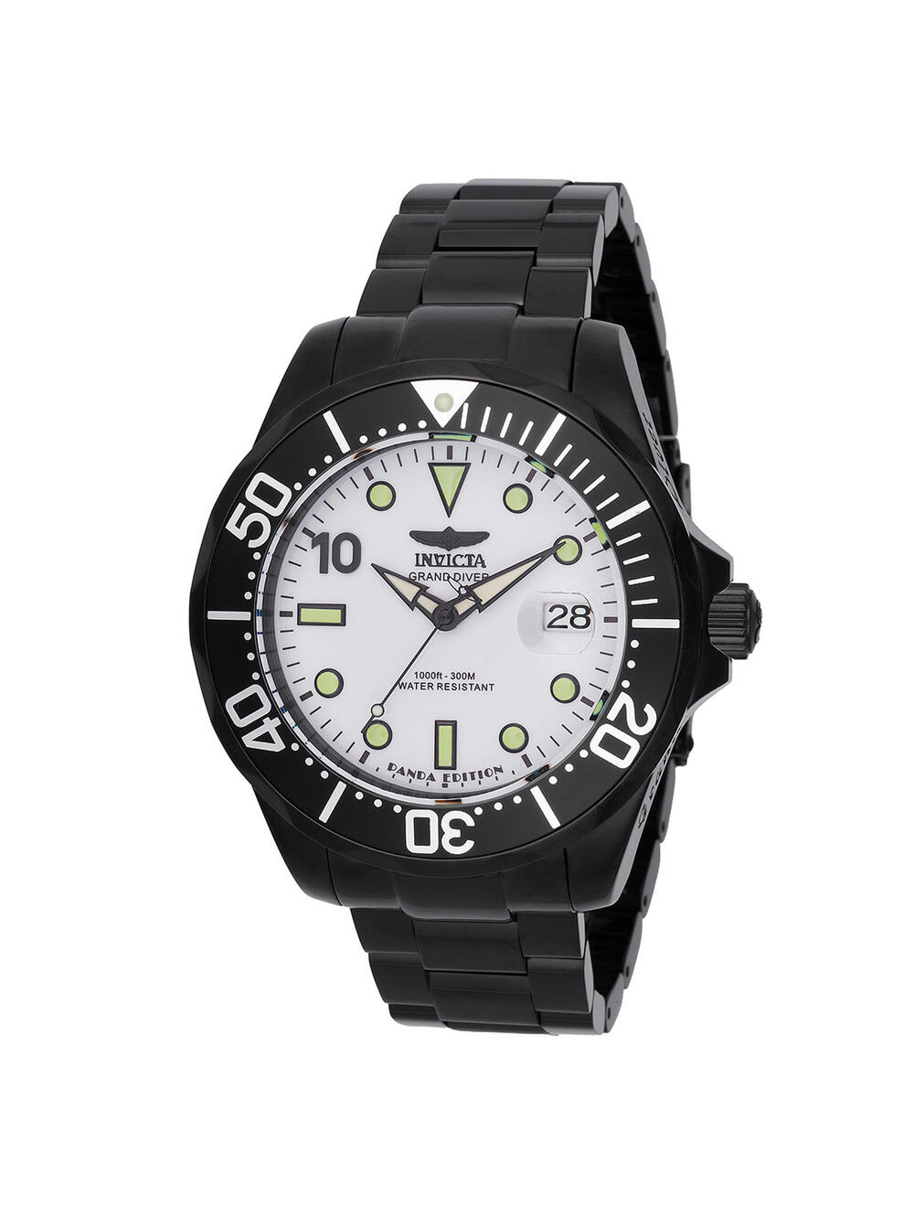 Invicta Grand Diver Panda Automatic Men's Watch - 47mm, Black (48707)
